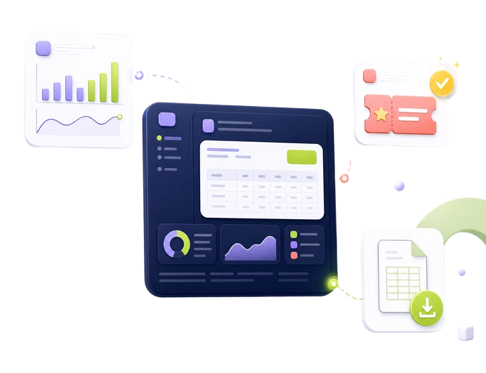 Exportable Reports — JustKonnect feature