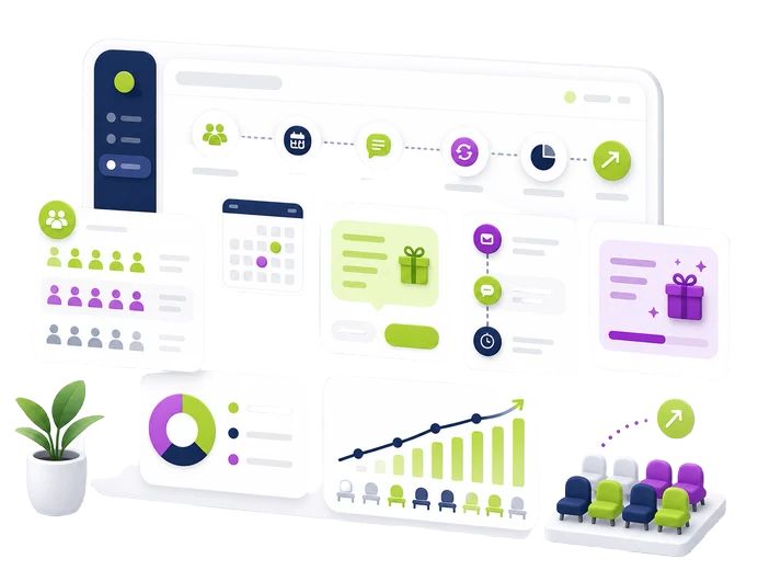 Bingo hall marketing software running SMS and loyalty campaigns