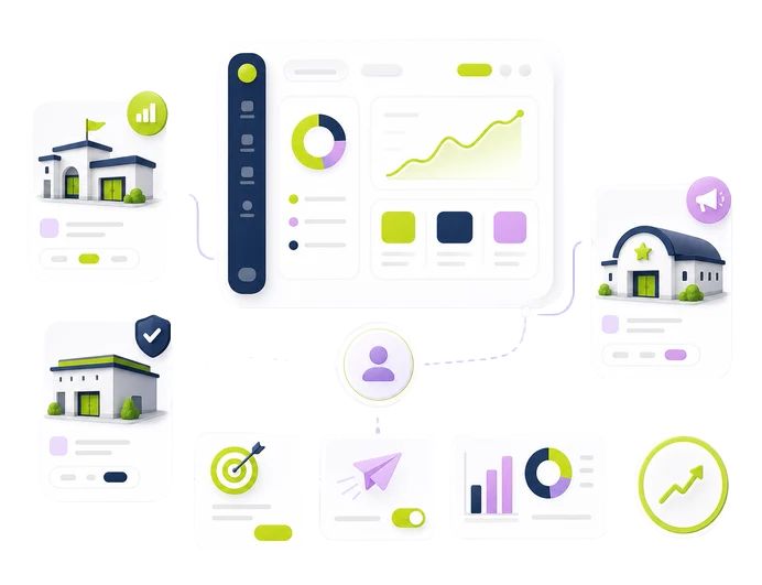 Multi-location bingo loyalty software with roll-up reporting